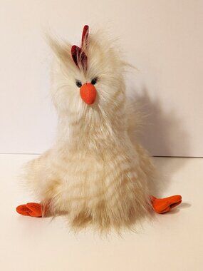 Jellycat Chelsea Chicken Rooster Plush Pet Stuffed Animal 12” RETIRED Smoke-free